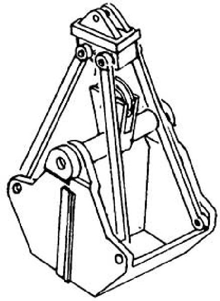 4383 Weinert - Baggerschaufel, Messingguss - 1:87