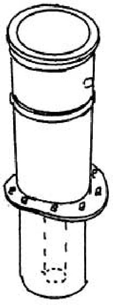 8028 Weinert - Schlot f�r R4/4 Bay. 92 - Spur H0