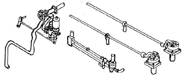 8305 Weinert - Sicherheitsvent.m.Leitung  2S - Spur H0