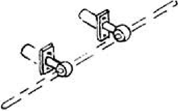 8463 Weinert - Griffstangenhalter - Spur H0