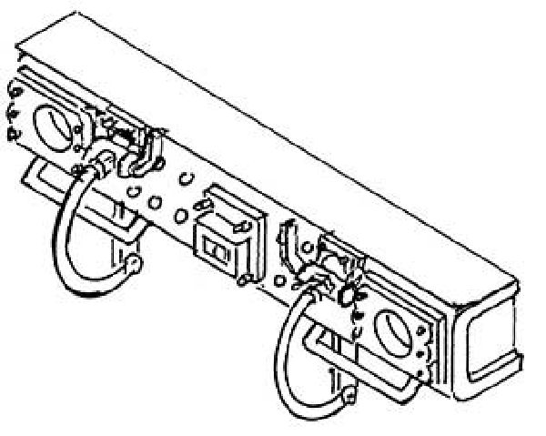 8483 Weinert - Pufferbohle BR 81 hinten - Spur H0