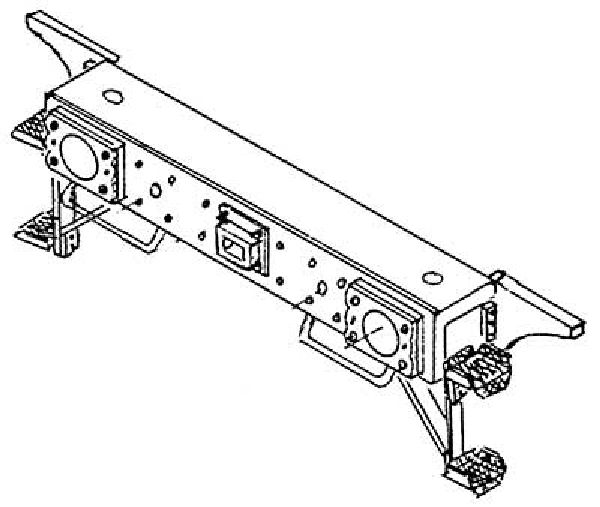 8487 Weinert - Pufferbohle mit Tritten - Spur H0
