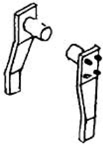 8554 Weinert - Schienenr�umer glatt V36  4St - Spur H0