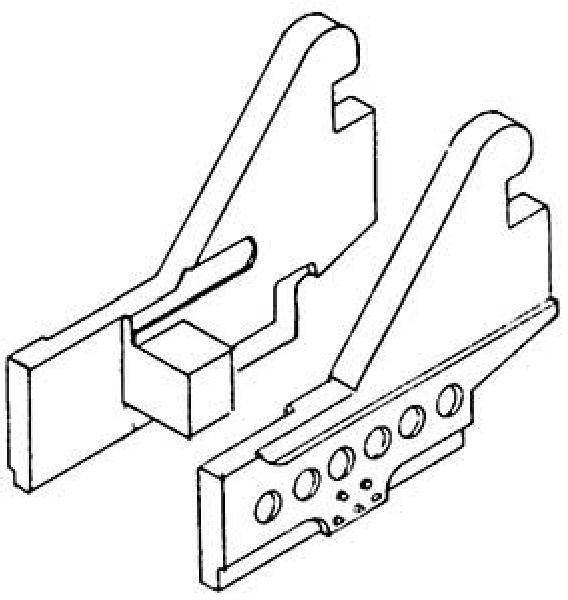 8561 Weinert - Rahmenteil f. BR  03, WM - Spur H0