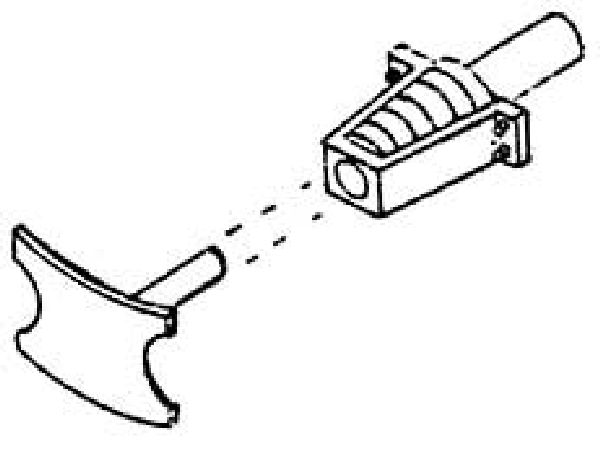 8620 Weinert - Mittelpufferkuppl.  Mallet 2S - Spur H0