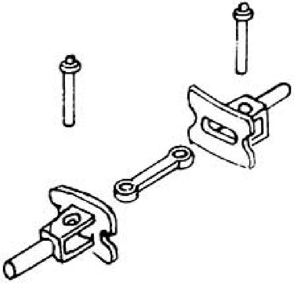 8622 Weinert - Schmalsp.Trichterkuppl.eck.2S - Spur H0