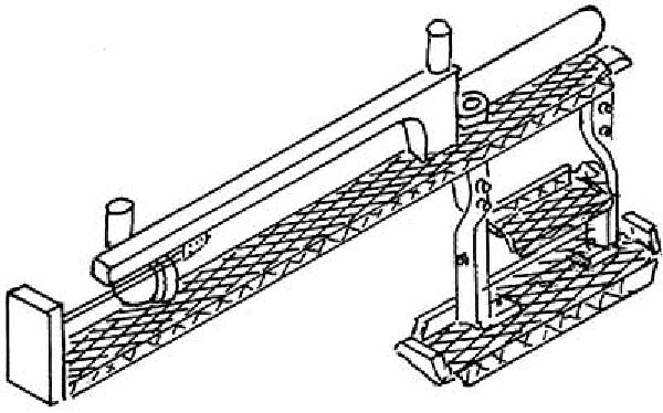 87024 Weinert - F�hrerhausaufstiegstritte BR8 - Spur H0