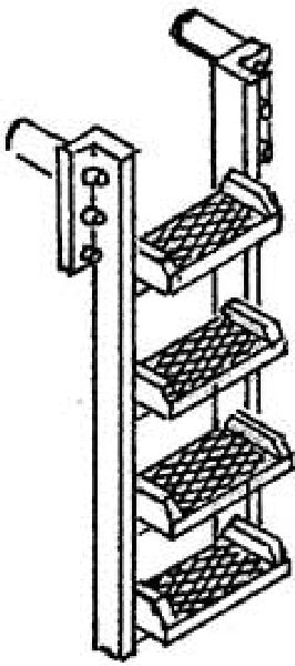 87043 Weinert - Paar F�hrerhaustritte BR 50 - Spur H0