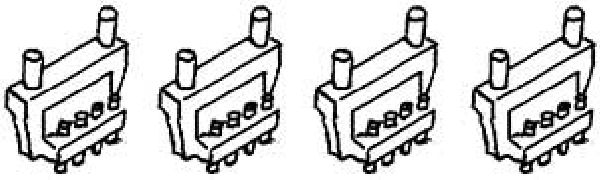 89141 Weinert - Schmierleitungsvert.f.Tend.4S - Spur H0