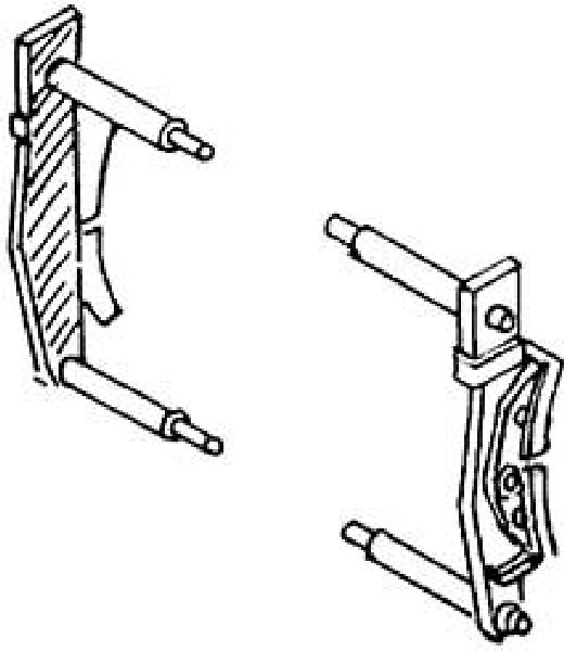 8931 Weinert - Einheitsbremsbacken - Spur H0