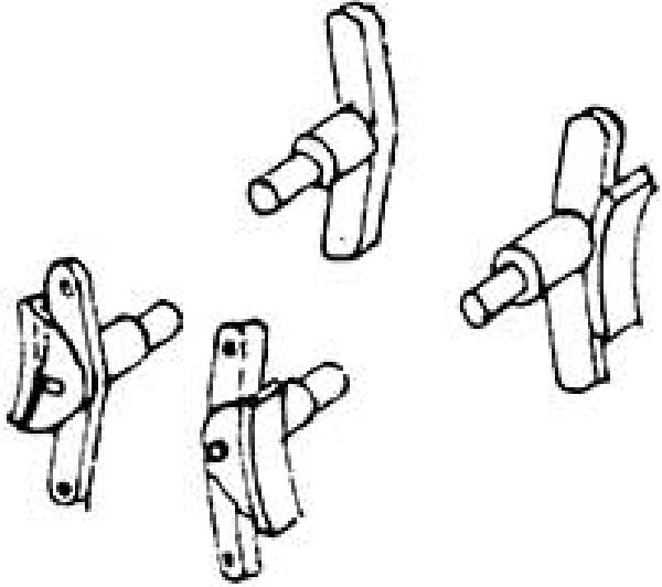 8944 Weinert - Bremsen f�r Schmalspurlok 2Pa - Spur H0