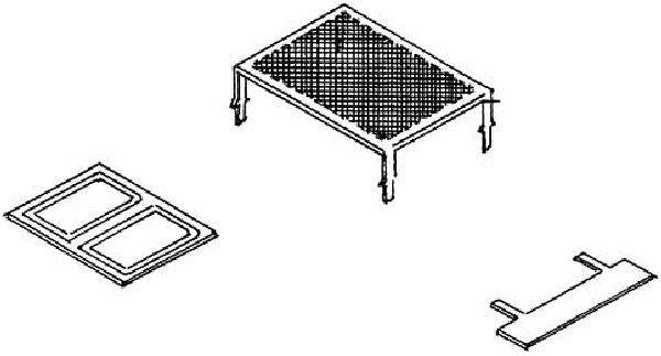 89581 Weinert - DR F�hrerhausdachgitter - Spur H0