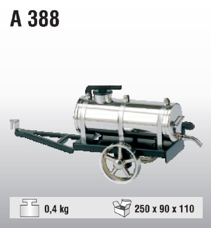 388 Wilesco - Sprengwagen schwarz-nickel - -