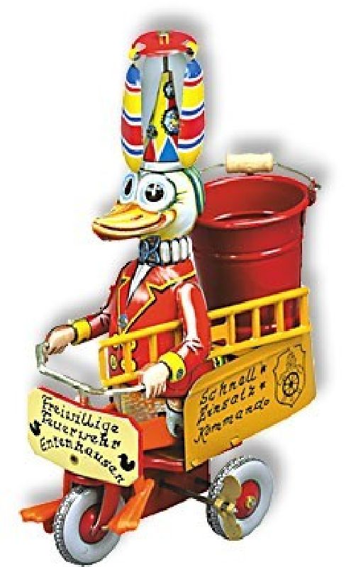 10280 Wilesco - Feuerwehr-Ente Uhrwerk - -
