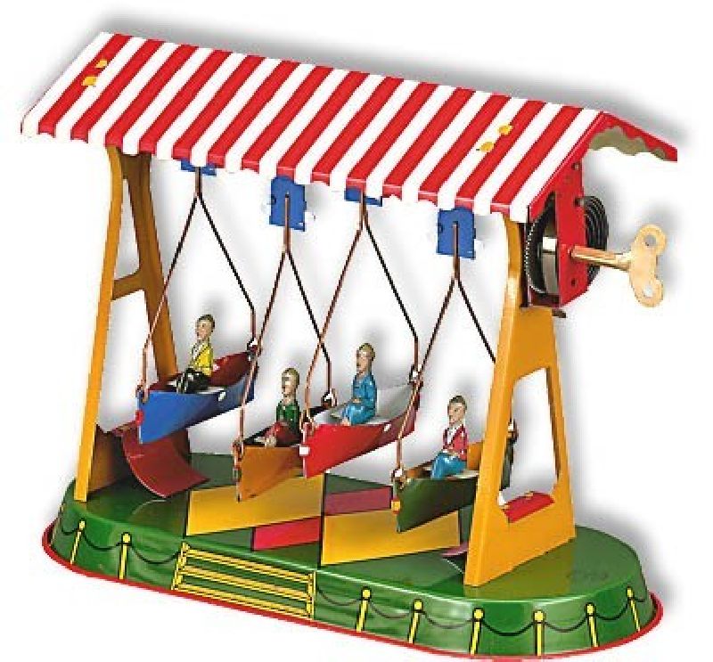 10402 Wilesco - Schaukel mit 4 Schiffchen - -