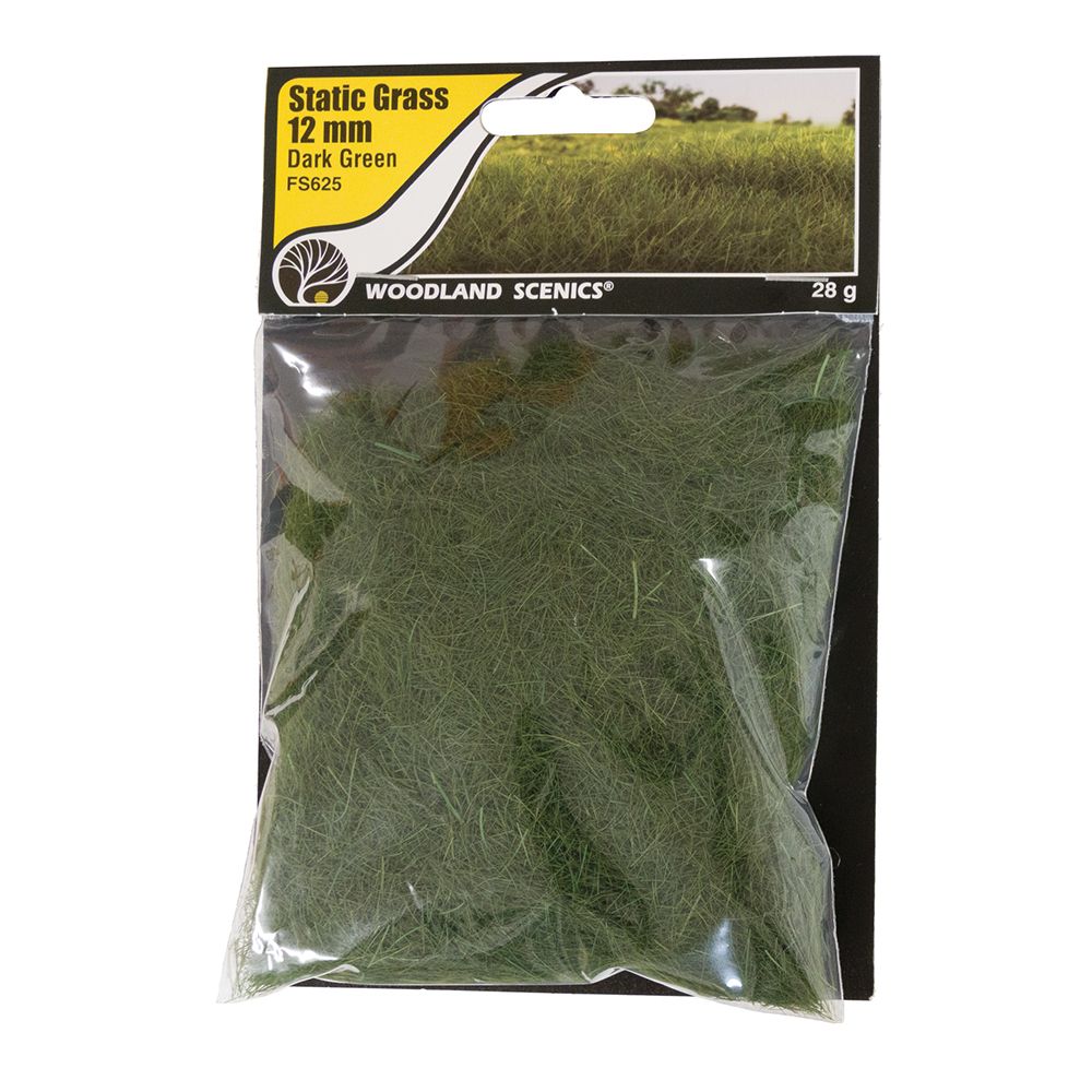 WFS625 Woodland - 12mm Static Grass Dark Green - allgemein