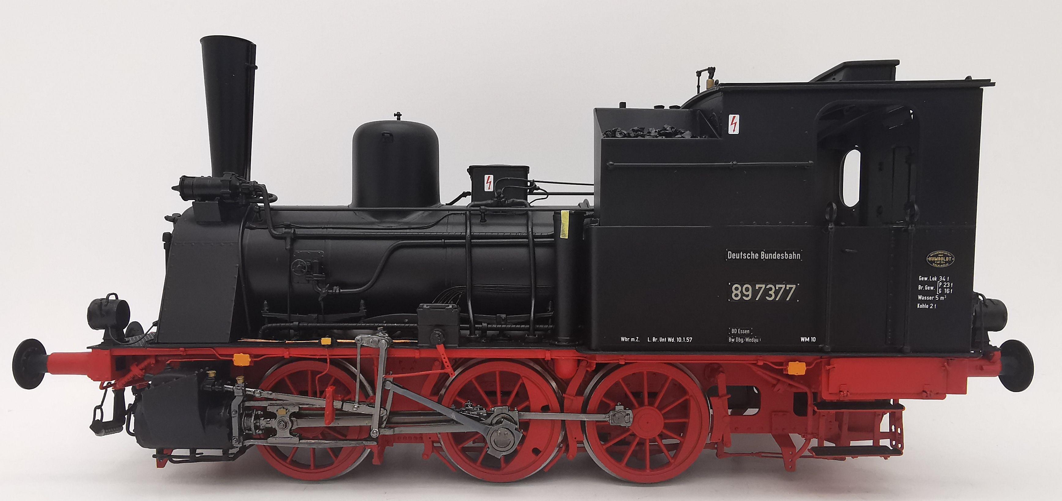 11030 Wunder - Dampflok pr. T3 BR 89 7377 DB Ep. IIIb schwarz/rot - Spur 1