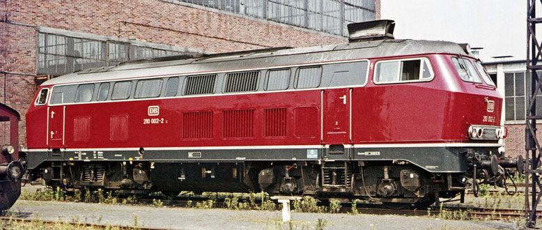 12001 Wunder - Diesellok BR 210 008-9 DB IVb altrot Bw Kempten NEM - Spur 1