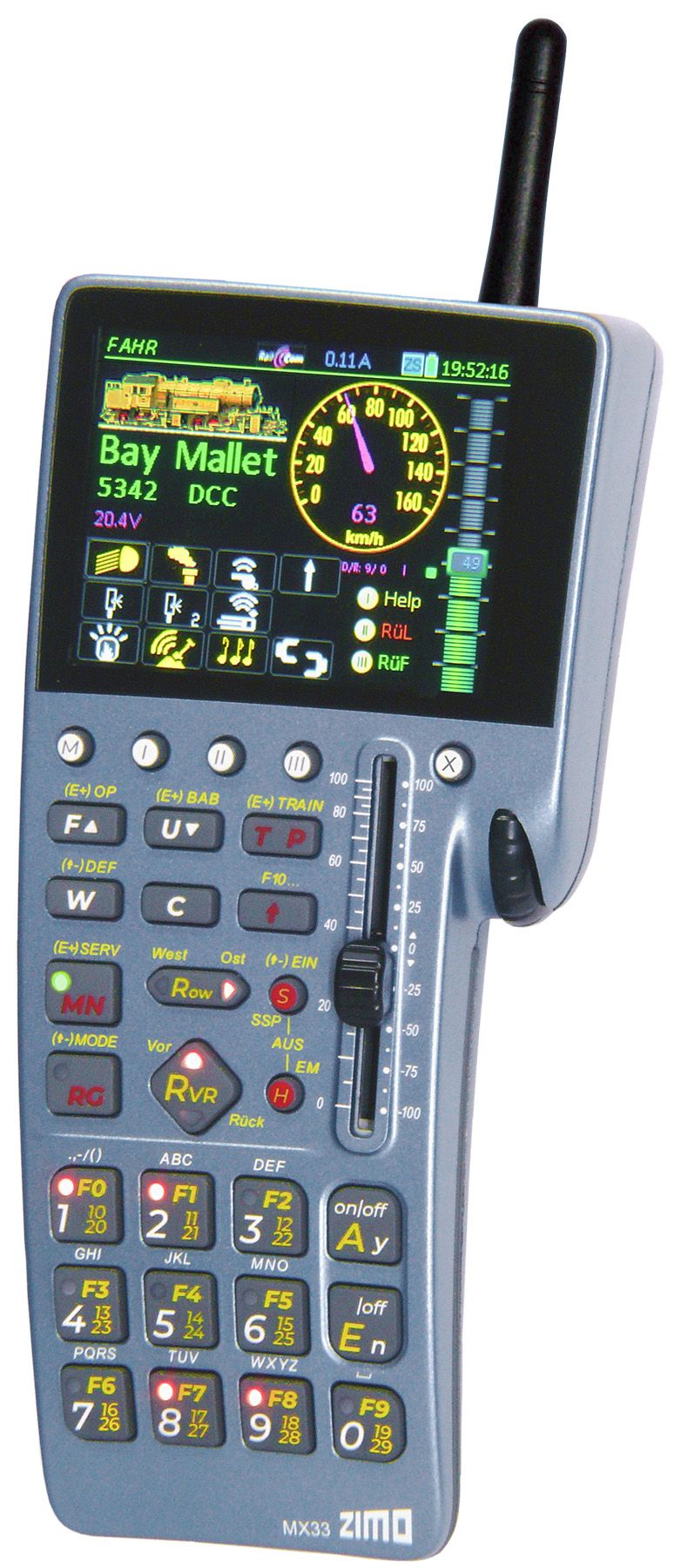 MX33FU Zimo - Funkfahrpult MX33FU - allgemein